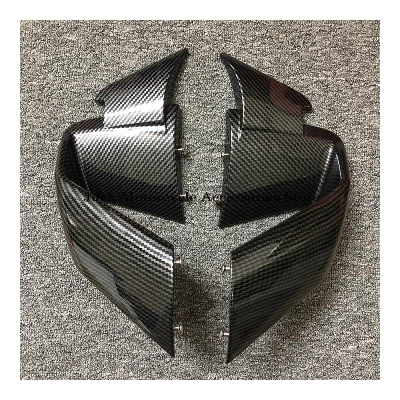 WYHJIUY Für S1000RR 2019 2020 2021 2022 Für S 1000 RR Motorrad Windschutzscheibe Feste Wind Flügel Verkleidung Vorne Aerodynamische Spoiler Winglet Winglet Spoilerlippe von WYHJIUY