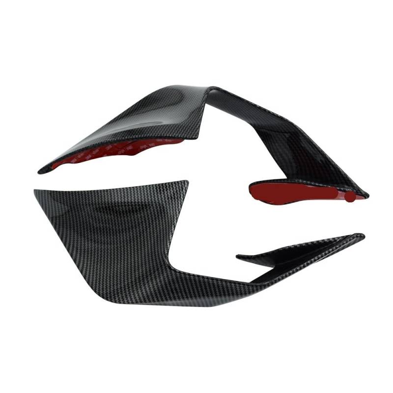 WYHJIUY Motorrad Feste Wind Flügel Für K&awasaki Für ZX-25R Für ZX25R Für ZX-4R Für ZX-4RR 2021 2022 2023 2024 Aerodynamische Spoiler Winglets Verkleidung Winglet Spoilerlippe von WYHJIUY