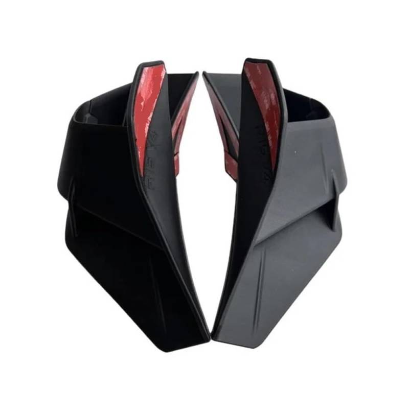 WYHJIUY Motorrad Seite Winglets Für YZF-R15 2022 2023 Feste Flügel Spoiler Aerodynamische Seite Flügel Verkleidung Zubehör Winglet Spoilerlippe von WYHJIUY