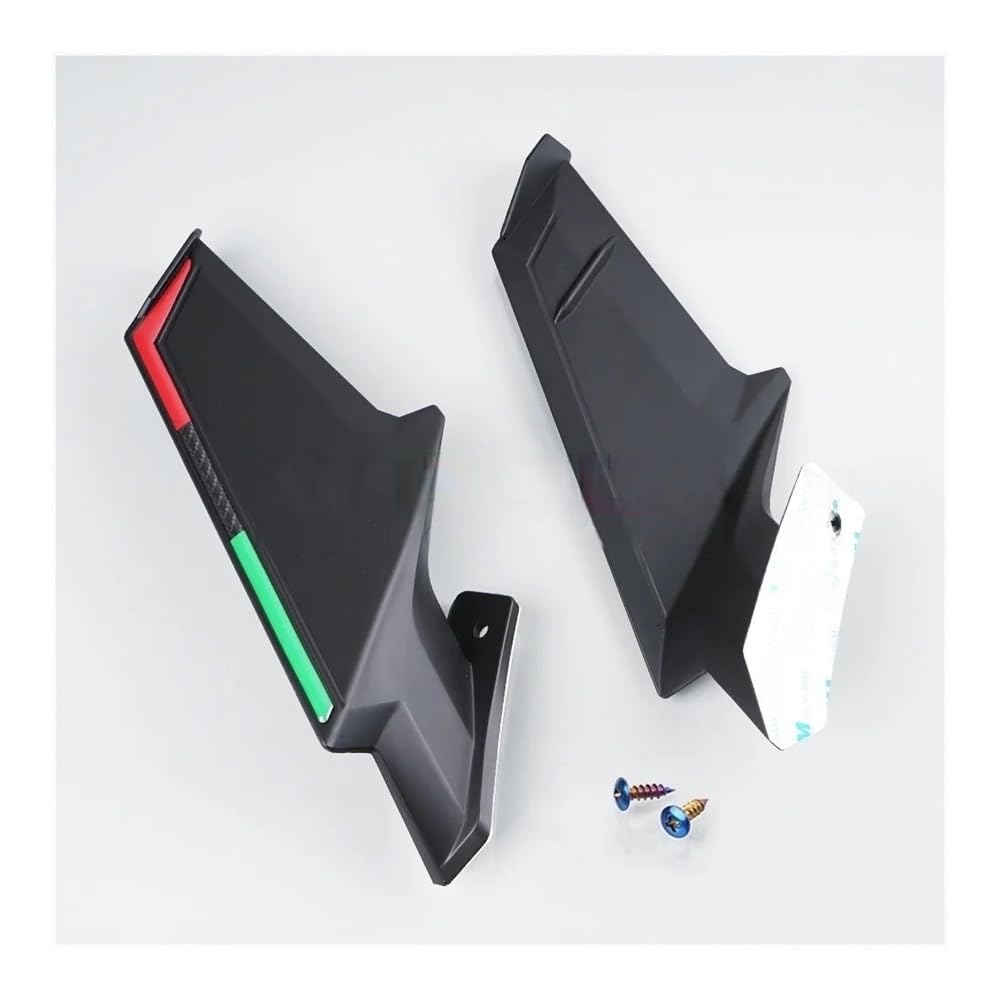 WYHJIUY Motorrad Universal Aero Winglets Frontverkleidung Spoiler Für CBR650R Für ZX10RR Aerodynamische Flügel Winglet Spoilerlippe WYHJIUY Motorrad Universal Aero Winglets Frontverkleidung Spoiler Für CBR650R Für ZX10RR Aerodynamische Flügel Winglet Spoilerlippe von WYHJIUY