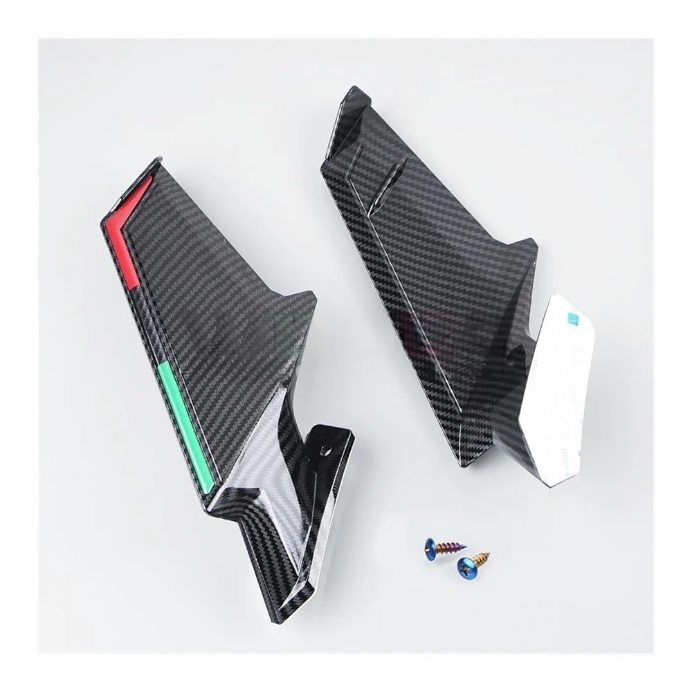 WYHJIUY Motorrad Universal Aero Winglets Frontverkleidung Spoiler Für CBR650R Für ZX10RR Aerodynamische Flügel Winglet Spoilerlippe WYHJIUY Motorrad Universal Aero Winglets Frontverkleidung Spoiler Für CBR650R Für ZX10RR Aerodynamische Flügel Winglet Spoilerlippe von WYHJIUY