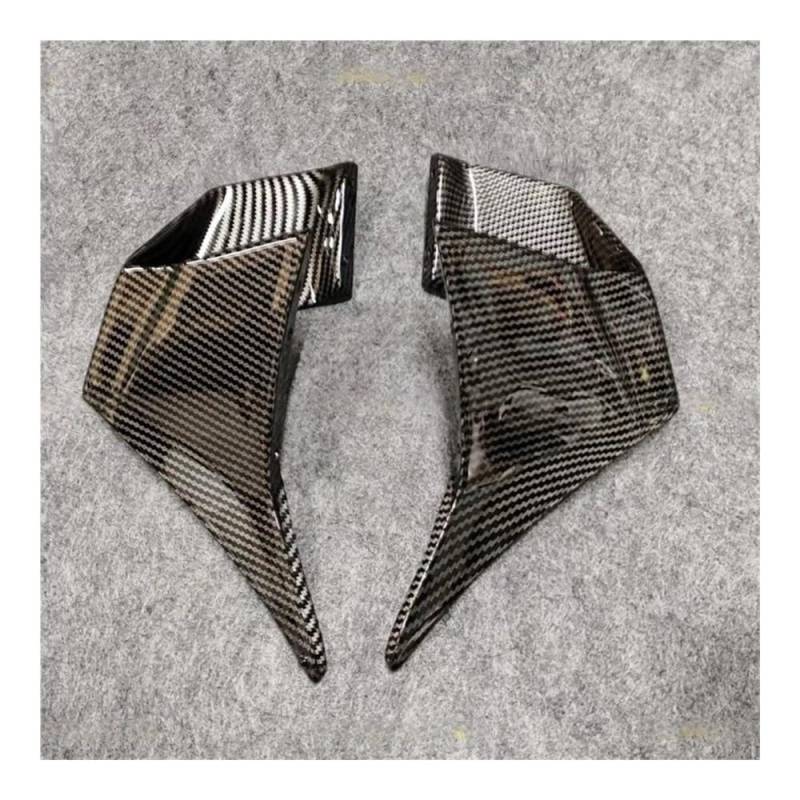 WYHJIUY Motorrad Verkleidung Seite Winglet Aerodynamische Flügel Deflektor Spoiler Für K&awasaki Für Ninja400 Für Ninjia400 Für ZX400 EX400 2018-2024 Winglet Spoilerlippe von WYHJIUY