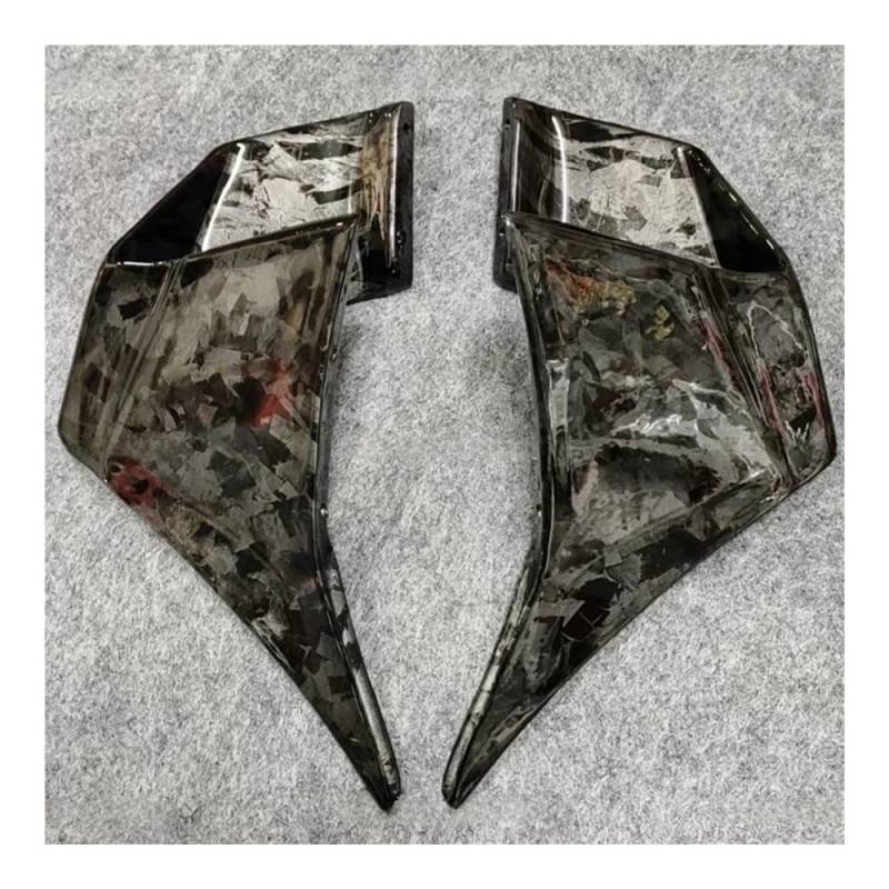 WYHJIUY Motorrad Verkleidung Seite Winglet Aerodynamische Flügel Deflektor Spoiler Für K&awasaki Für Ninja400 Für Ninjia400 Für ZX400 EX400 2018-2024 Winglet Spoilerlippe von WYHJIUY