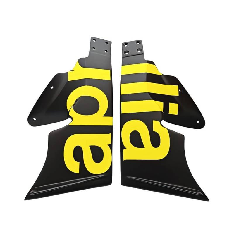 WYHJIUY Motorrad Verkleidung Wind Befestigung Flügel Für A&prilia Für GPR150R Für GPR250R 5 Farben Winglet Aerodynamische Flügel Kit Spoiler Zubehör Winglet Spoilerlippe von WYHJIUY