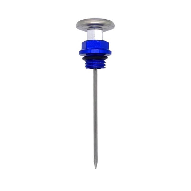 WYHJIUY Motorrad Zubehör Öl Kappe Tank Temperatur Gauge Ölmessstab Ölstandsanzeige Motor Kraftstoffmessstab Für 110cc Für 125cc Ölthermometer(Color6) von WYHJIUY