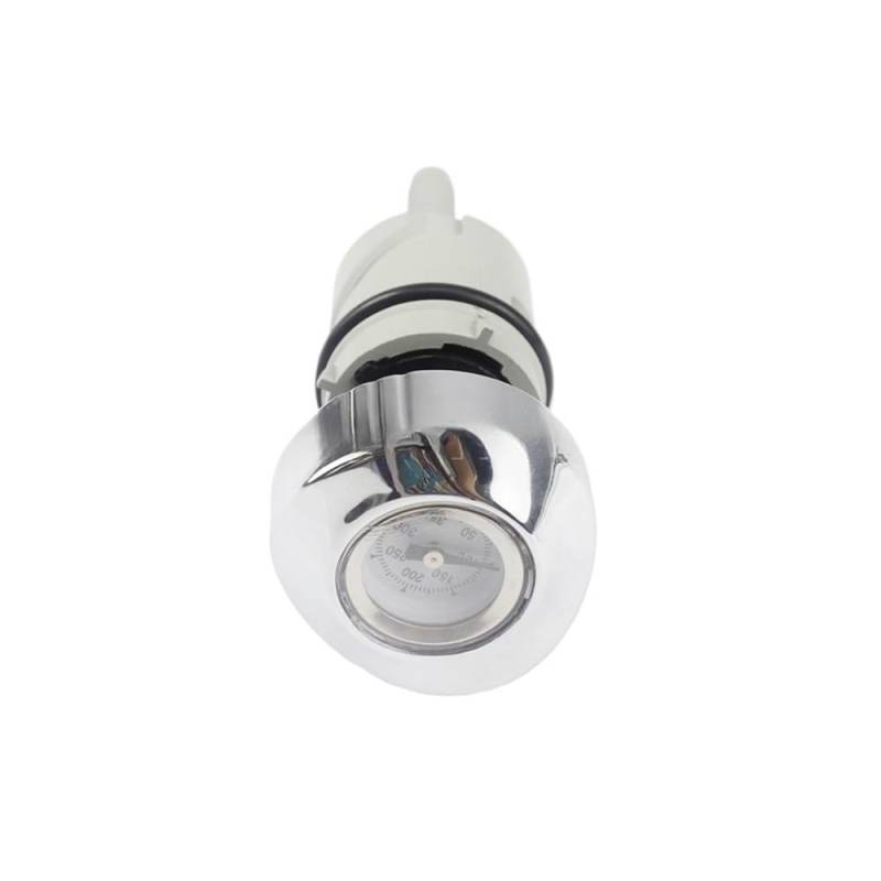 WYHJIUY Motorrad Zubehör Ölmessstab Tankdeckel Öltemperatur Für Sportster Für XL883 Für XL1200 R/L/N/C Ölthermometer(White) von WYHJIUY