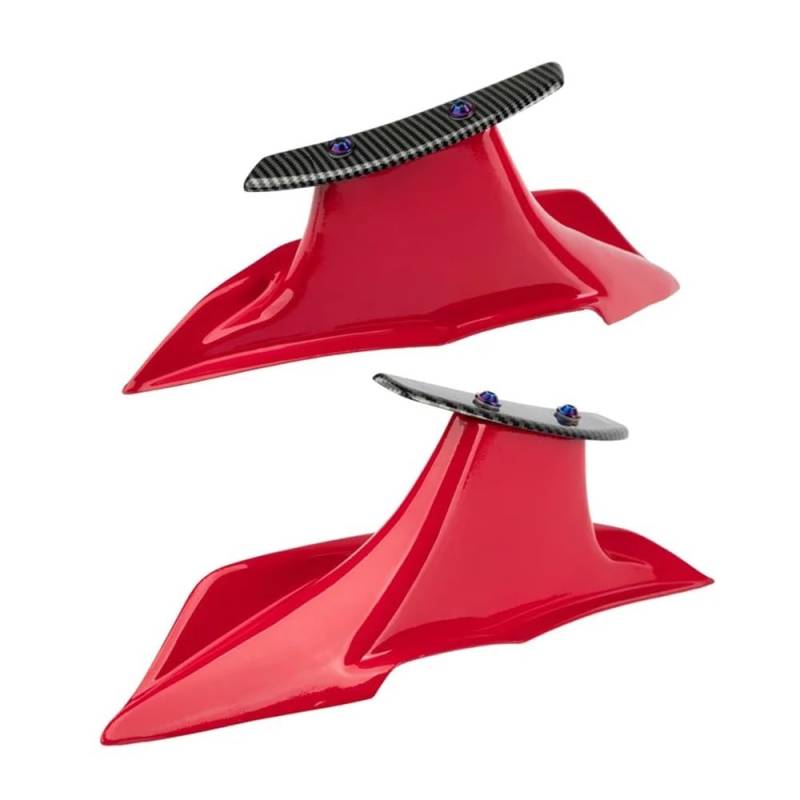 WYHJIUY Motorrad Zubehör Verkleidung Teile Aerodynamische Flügel Kit Feste Winglet Verkleidung Flügel Abdeckung Für CBR650R Für CB 650R 2019-2023 Winglet Spoilerlippe von WYHJIUY