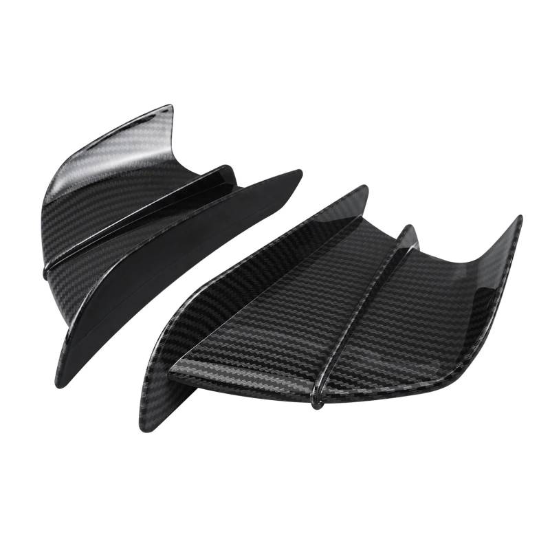 WYHJIUY Universal Motorrad Winglets Für D&ucati 1199 1299 Für Panigale V2 V4 RS 959 Panigale Winglets Seite Spoiler Für A&prilia Für RSV4 RR RF Winglet Spoilerlippe von WYHJIUY