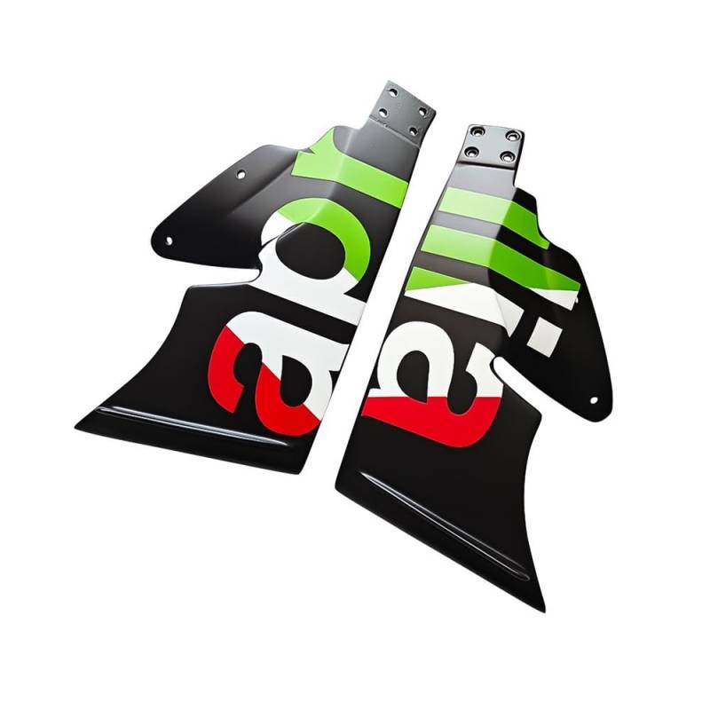 WYHJIUY Verkleidung Wind Befestigung Flügel Für A&prilia Für GPR150R Für GPR250R Motorrad Zubehör Winglet Aerodynamische Flügel Kit Spoiler Winglet Spoilerlippe von WYHJIUY