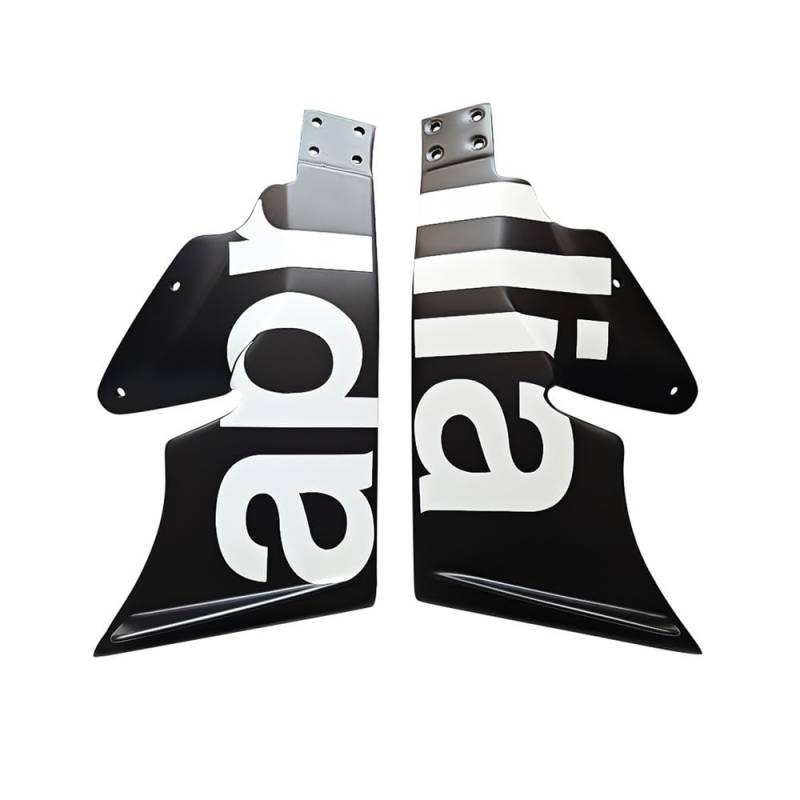 WYHJIUY Verkleidung Wind Befestigung Flügel Für A&prilia Für GPR150R Für GPR250R Motorrad Zubehör Winglet Aerodynamische Flügel Kit Spoiler Winglet Spoilerlippe von WYHJIUY
