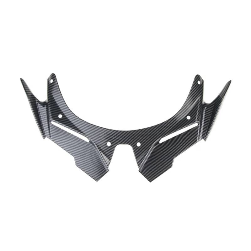 WYHJIUY Verlängerungsabdeckung ABS Kunststoff Spoiler Vorne Winglets Verkleidung Aerodynamisches Flügel-Kit Für K&awasaki Für ZX25R Für ZX-25R 2020-2023 Winglet Spoilerlippe von WYHJIUY