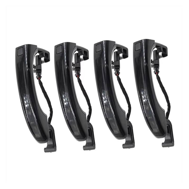 Autoaußentürgriffe Für Q7 2007 2008 2009 2010 2011 2012 2013 2014 2015 4L0837205A 4L0837205B 4L0837207A Schwarz 4 Stück Auto Smarts Sensor Außentür Griff von WYLWSHA