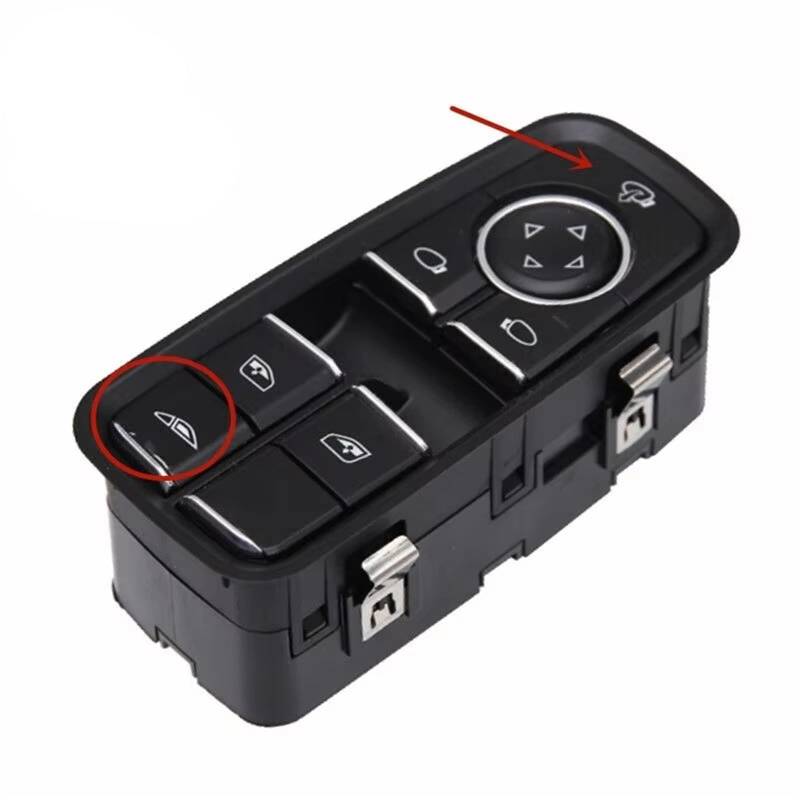 Fenster Taste Für 911 991 3.0T 3.4L 3.8T 3.8L 2012-2019 Elektrische Fenster Schalter 99161315702DML Auto Fensterheber Schalter von WYLWSHA