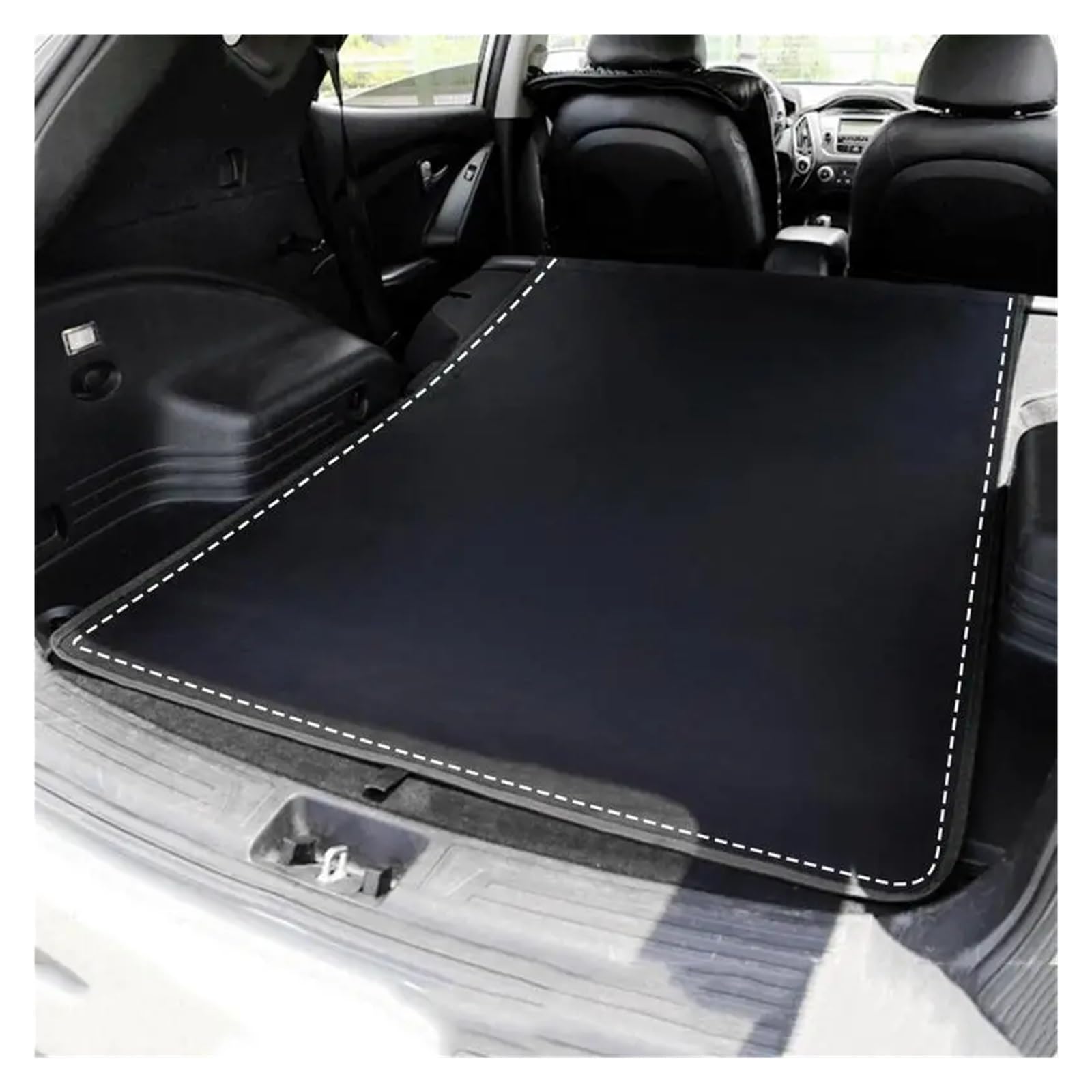 Kofferraumwanne Schutzmatte Auto 100 X140cm Anti-Schmutz-Kofferraummatte Boot Cargo Liner Fach Hinteren Kofferraum Gepäck Teppich Pads Auto Zubehör Auto Kofferraummatten von WYLWSHA