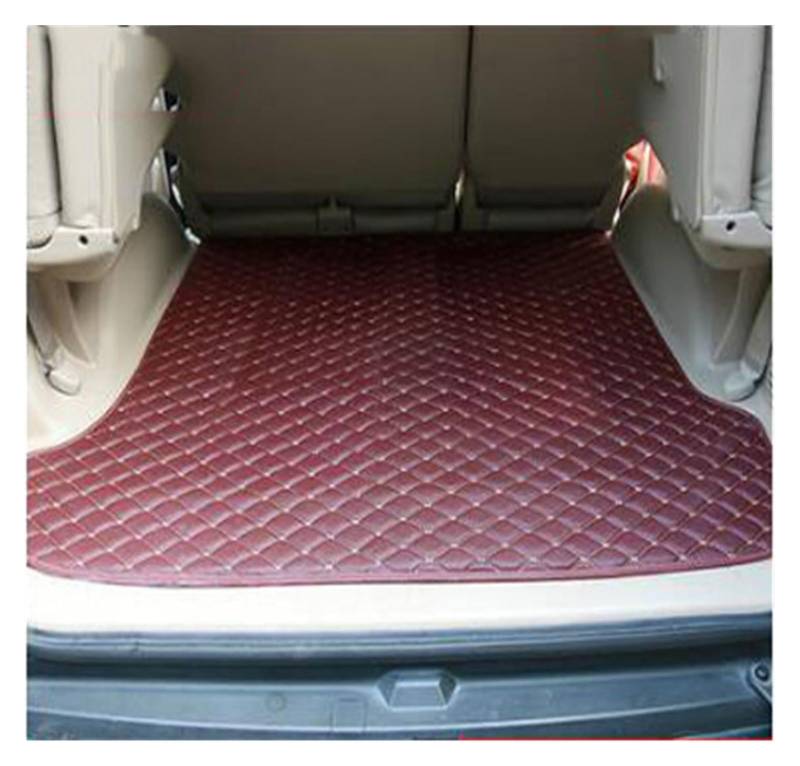 Kofferraumwanne Schutzmatte Auto-Kofferraum-Bodenmatten-Teppiche Für Toyota Für Land Für Cruiser Für Prado 120 Für FJ120 2003 2004 2005 2006 2007 2008 2009 Auto Kofferraummatten(Offee) von WYLWSHA
