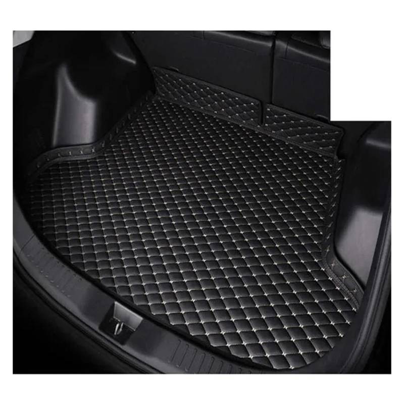 Kofferraumwanne Schutzmatte Auto Kofferraum Matte Cargo-Liner Zubehör Innen Boot Für Hyundai Für Tucson 2015 2016 2017 2018 2019 2020 Auto Kofferraummatten(Black beige) von WYLWSHA