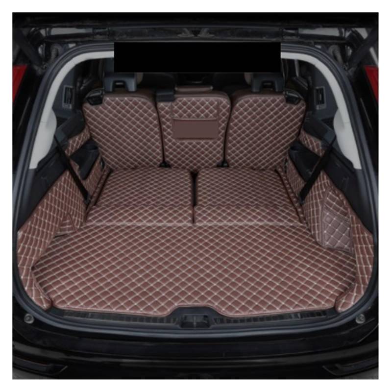 Kofferraumwanne Schutzmatte Auto-Kofferraum-Matten Cargo-Liner Alfombrillas Coche Tapetes para Carro Für Volvo Für XC90 2015 2016 2017 2018 Auto Kofferraummatten(2) von WYLWSHA