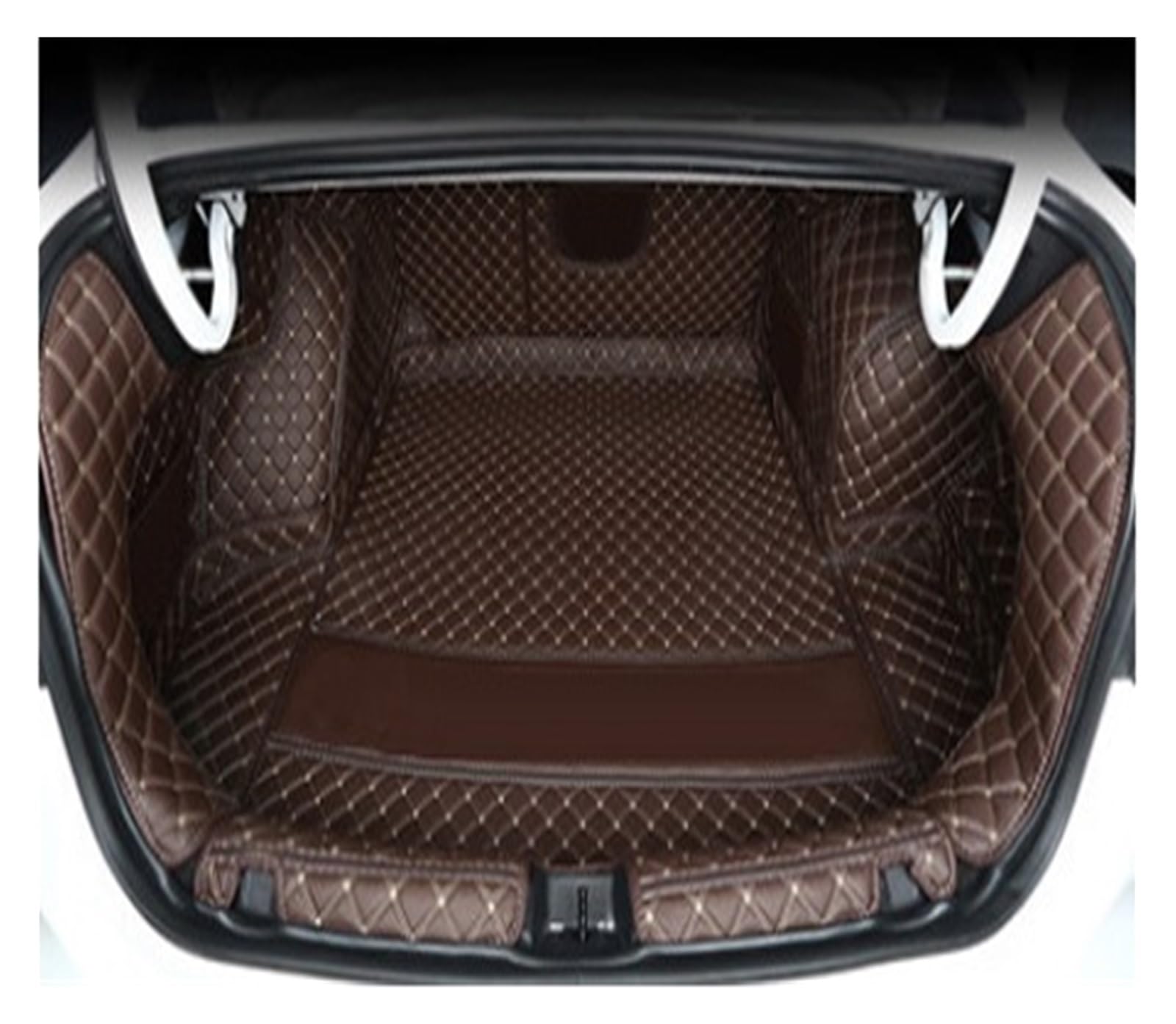 Kofferraumwanne Schutzmatte Auto-Kofferraum-Matten-Pads Auto-Styling-Teppich Auto-Styling-Teppich Für VW Für LaVida Für Plus 2014 2015 2016 2017 2018 2019 2020 Auto Kofferraummatten(Coffee) von WYLWSHA