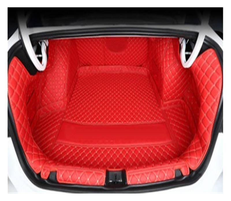 Kofferraumwanne Schutzmatte Auto-Kofferraum-Matten-Pads Auto-Styling-Teppich Auto-Styling-Teppich Für VW Für LaVida Für Plus 2014 2015 2016 2017 2018 2019 2020 Auto Kofferraummatten(Red) von WYLWSHA