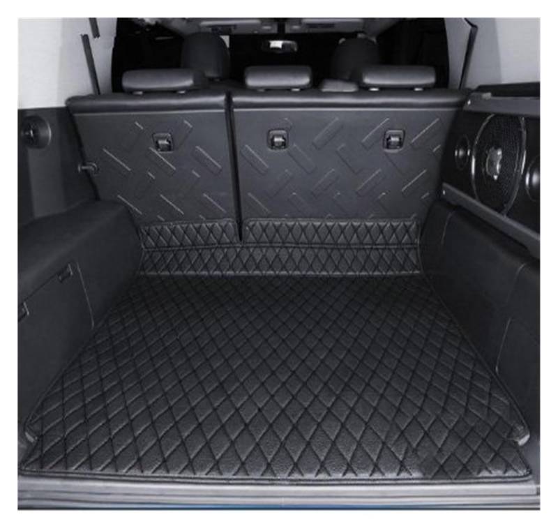 Kofferraumwanne Schutzmatte Auto-Kofferraum-Matten Teppich-Pads Für Toyota Für FJ Für Cruiser 2008 2009 2010 2011 2012 2013 2014 2015 2016 2017 2018 2019 Auto Kofferraummatten(1 Black) von WYLWSHA