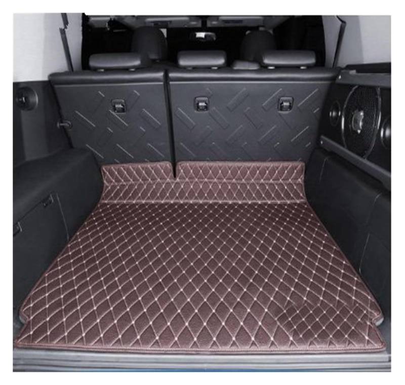 Kofferraumwanne Schutzmatte Auto-Kofferraum-Matten Teppich-Pads Für Toyota Für FJ Für Cruiser 2008 2009 2010 2011 2012 2013 2014 2015 2016 2017 2018 2019 Auto Kofferraummatten(1 Coffee) von WYLWSHA
