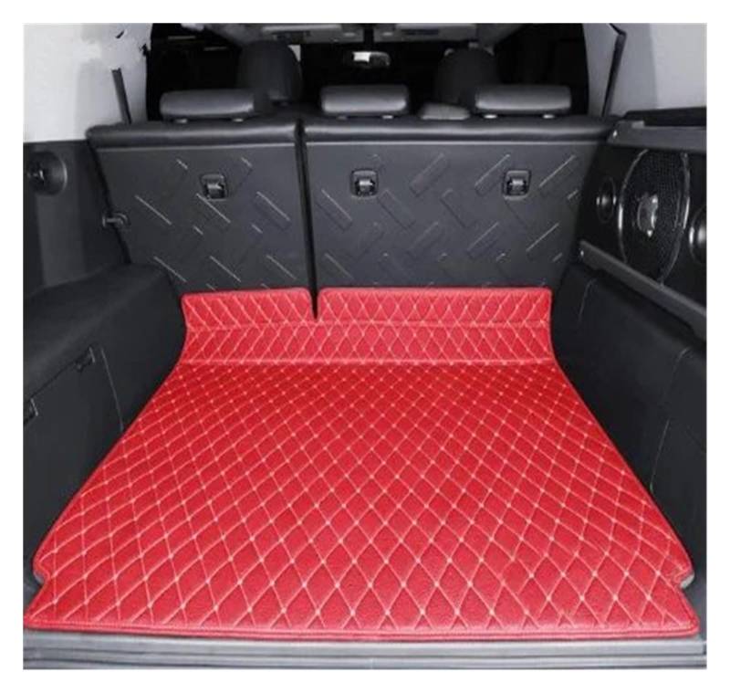 Kofferraumwanne Schutzmatte Auto-Kofferraum-Matten Teppich-Pads Für Toyota Für FJ Für Cruiser 2008 2009 2010 2011 2012 2013 2014 2015 2016 2017 2018 2019 Auto Kofferraummatten(Wine red) von WYLWSHA