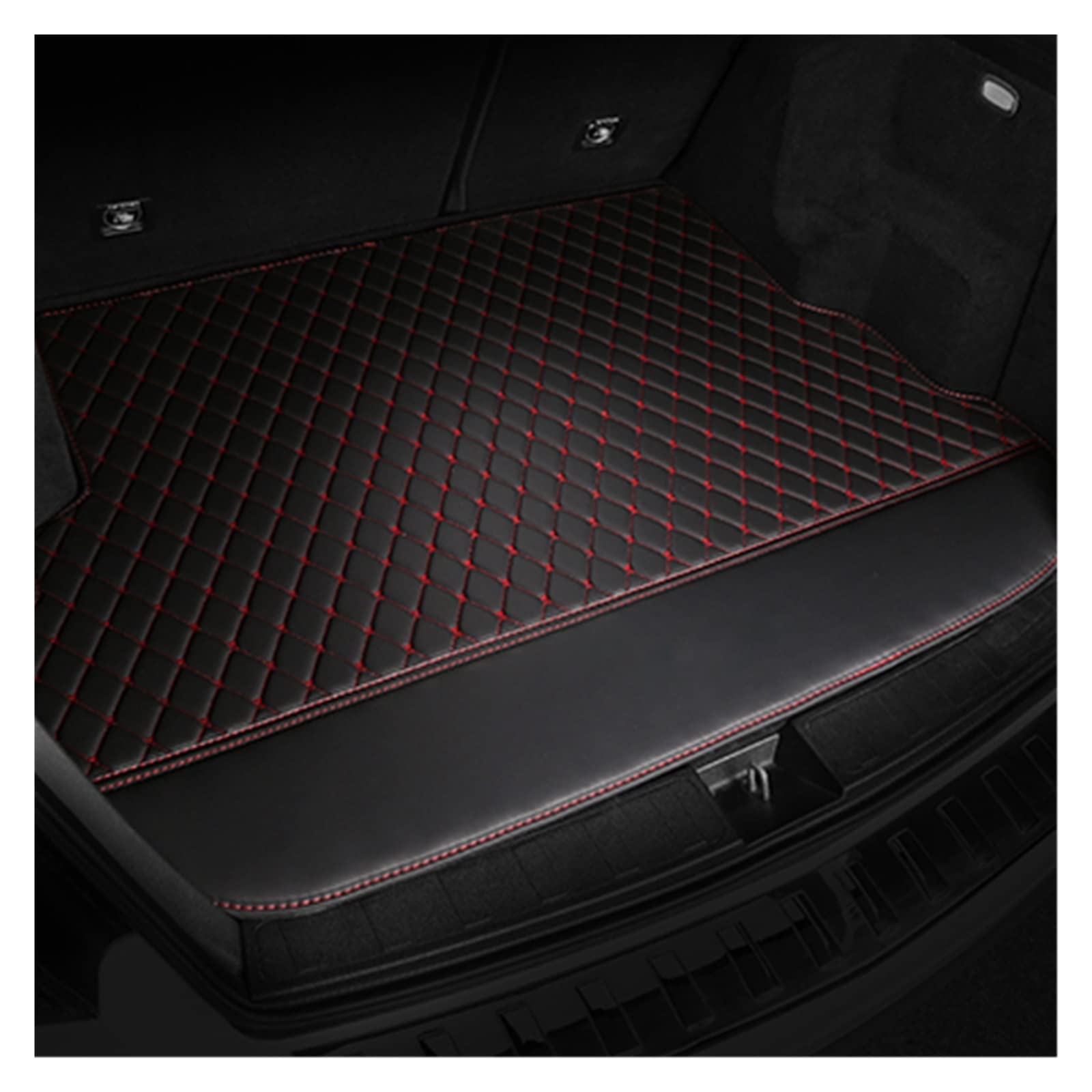 Kofferraumwanne Schutzmatte Auto-Kofferraummatte Boot Cargo Liner Fach Hinteren Kofferraum Gepäck Teppich Pads Für Tesla Für Modell Y 2021 Auto Kofferraummatten(12) von WYLWSHA
