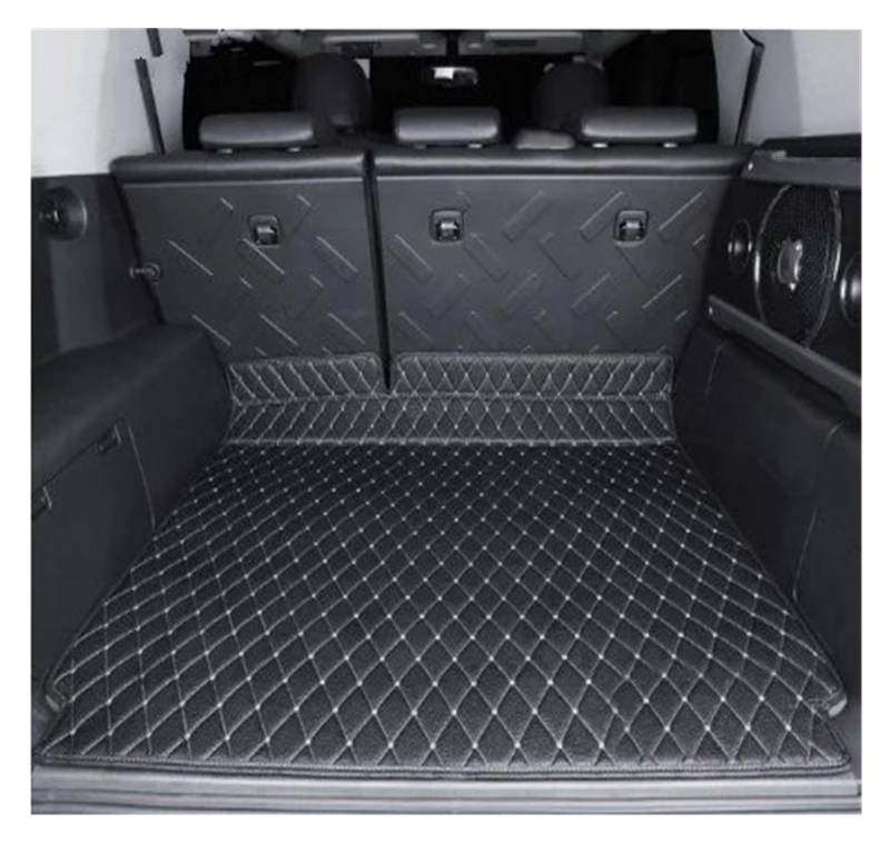 Kofferraumwanne Schutzmatte Auto-Kofferraummatte Cargo-Liner Für Toyota Für FJ Für Cruiser 2008 2009 2010 2011 2012 2013 2014 2015 2016 2017 2018 2019 Auto Kofferraummatten(Black beige) von WYLWSHA