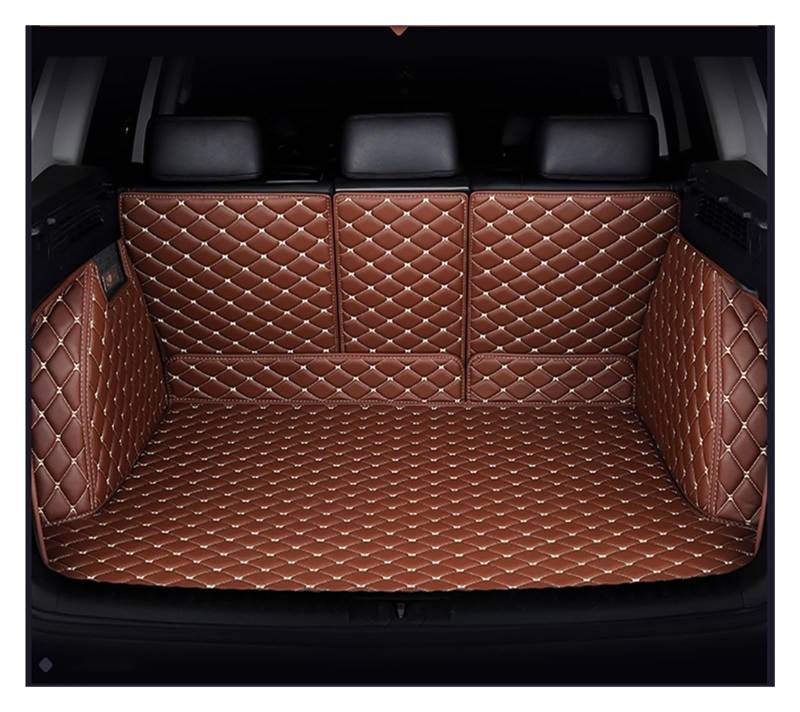 Kofferraumwanne Schutzmatte Auto-Kofferraummatte Cargo-Liner Schutzpolster Anti-Schmutz-Teppichmatte Für Lincoln Für Corsair 2020 2021 2022 Auto Kofferraummatten(Coffee) von WYLWSHA