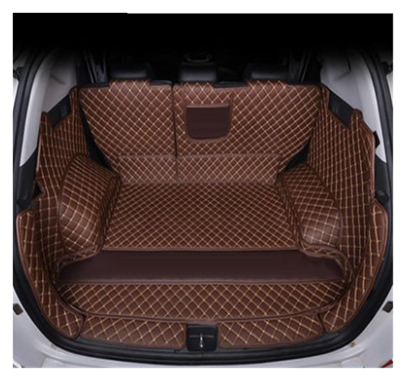 Kofferraumwanne Schutzmatte Auto-Kofferraummatte Modifizierte Boot Cargo Liner Tray Teppich Pads Autoabdeckungen Für Hyundai Für Tucson 2018 2019 Auto Kofferraummatten(B Coffee) von WYLWSHA