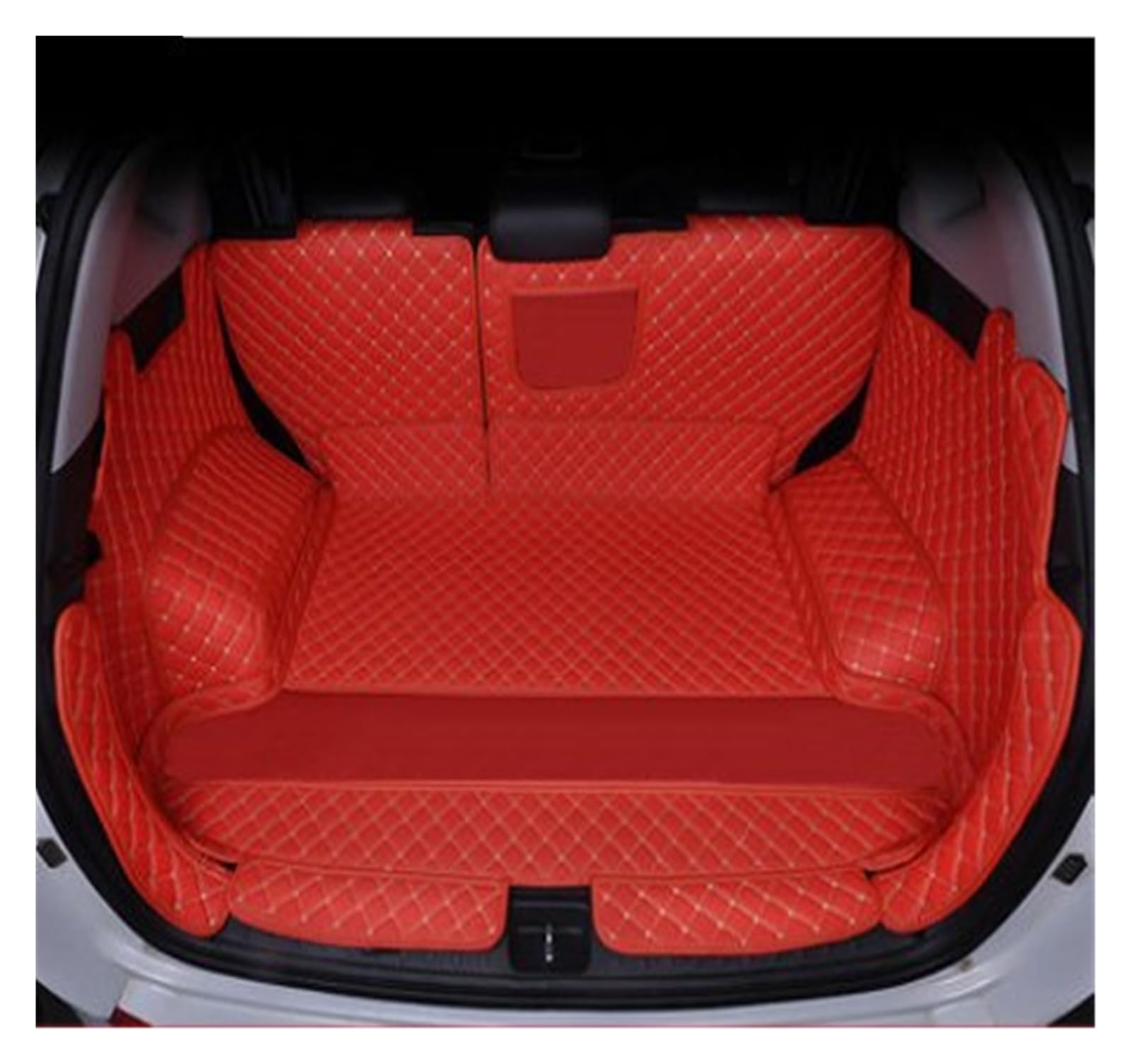 Kofferraumwanne Schutzmatte Auto-Kofferraummatte Modifizierte Boot Cargo Liner Tray Teppich Pads Autoabdeckungen Für Hyundai Für Tucson 2018 2019 Auto Kofferraummatten(Red) von WYLWSHA