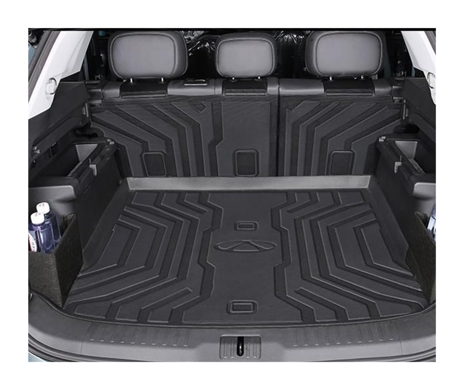 Kofferraumwanne Schutzmatte Auto-Kofferraummatte TPE wasserdichte Fußmatte Komplett Abgedeckt Für Chery Für Jaecoo Für J7 2024 2025 Auto Kofferraummatten(C) von WYLWSHA