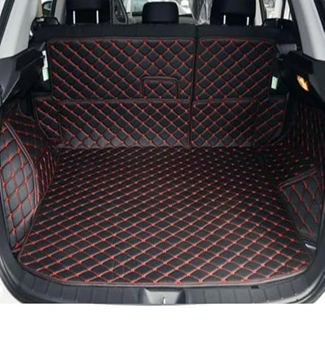 Kofferraumwanne Schutzmatte Auto-Kofferraummatten Anti-Schmutz-Pads Gepäck-Kofferraumteppiche Für Für ASX Für RVR Sel 2011 2012 2013 2014-2023 Auto Kofferraummatten(3D Black red) von WYLWSHA