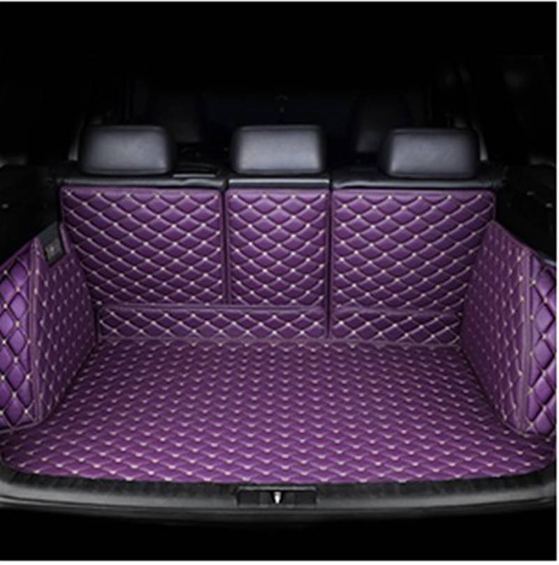Kofferraumwanne Schutzmatte Auto-Kofferraummatten Anti-Schmutz-Pads Gepäck-Kofferraumteppiche Für Für Eclipse Für Cross 2017 2018 2019 2020 Auto Kofferraummatten(Purple) von WYLWSHA