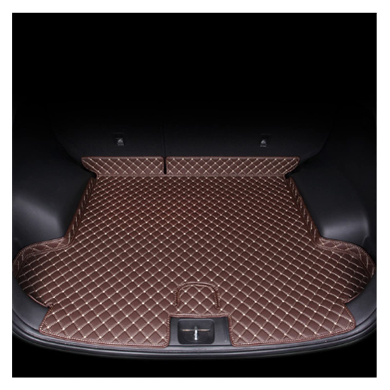 Kofferraumwanne Schutzmatte Auto-Kofferraummatten Anti-Schmutz-Pads Gepäckkofferraumteppiche Für Hyundai Für Tucson 2016 2017 2018 2019 2020 Auto Kofferraummatten(Coffee 1) von WYLWSHA