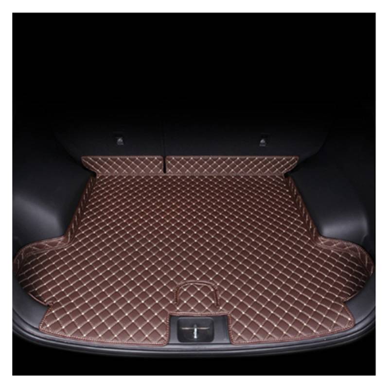 Kofferraumwanne Schutzmatte Auto-Kofferraummatten Anti-Schmutz-Pads Gepäckkofferraumteppiche Für Hyundai Für Tucson 2016 2017 2018 2019 2020 Auto Kofferraummatten(Coffee 1) von WYLWSHA