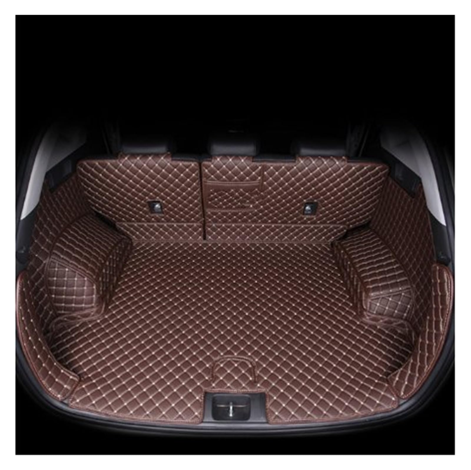 Kofferraumwanne Schutzmatte Auto-Kofferraummatten Anti-Schmutz-Pads Gepäckkofferraumteppiche Für Hyundai Für Tucson 2016 2017 2018 2019 2020 Auto Kofferraummatten(Coffee 2) von WYLWSHA