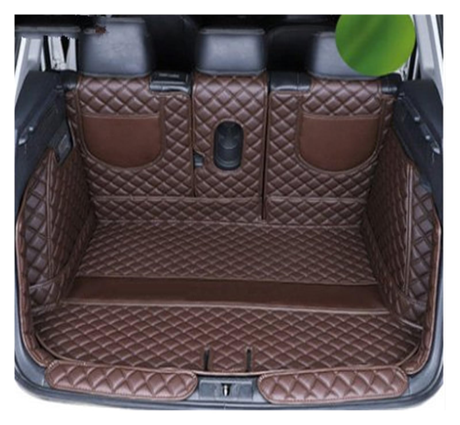 Kofferraumwanne Schutzmatte Auto-Kofferraummatten Anti-Schmutz-Pads Gepäckkofferraumteppiche Für VW Für Tiguan 2016 2017 2018 2019 2020 Auto Kofferraummatten(Coffee) von WYLWSHA