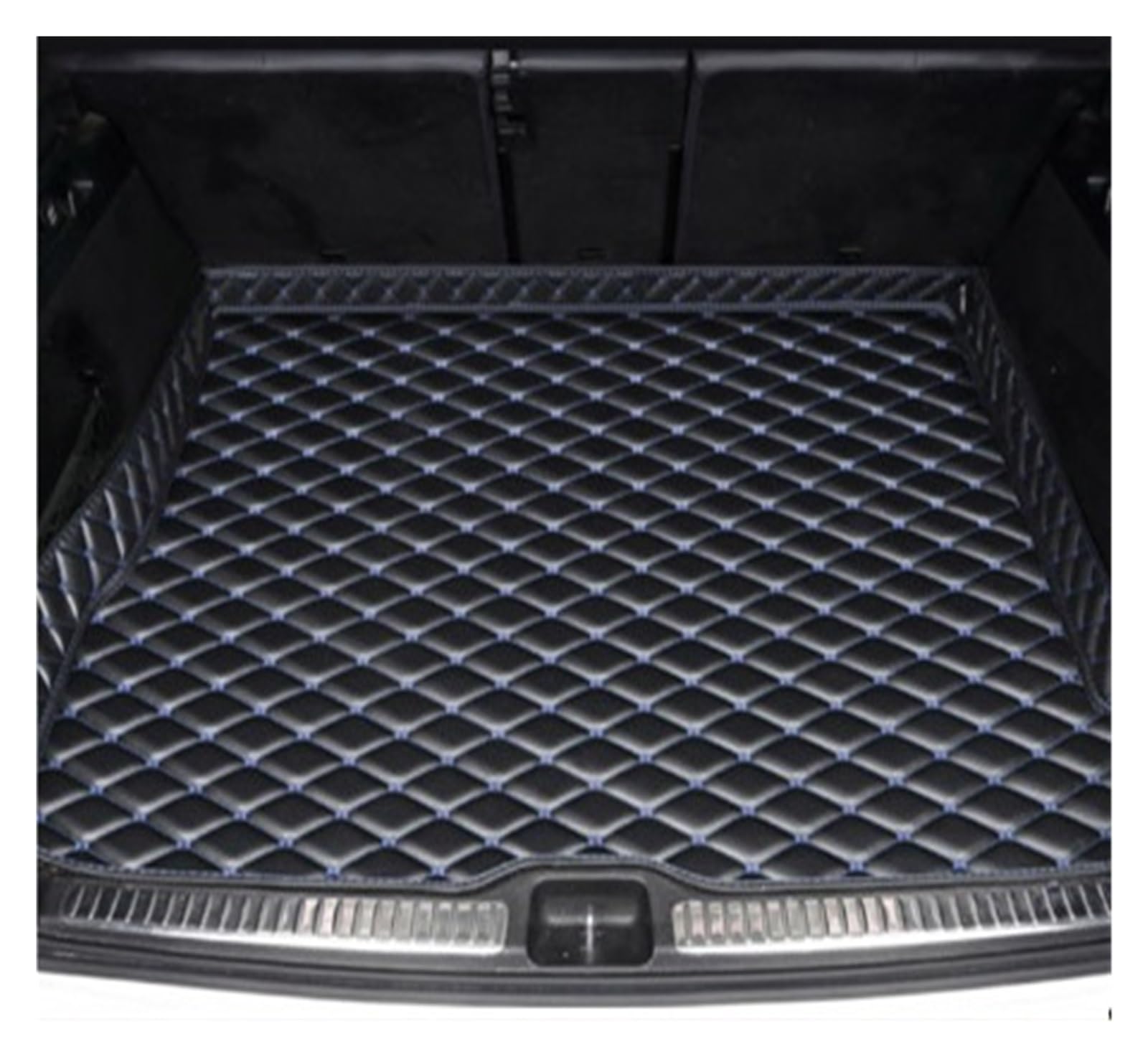 Kofferraumwanne Schutzmatte Auto-Kofferraummatten Anti-Schmutz-Pads Teppiche Für 6er-Serie Für E63 Für E64 Für F06 Für F12 Für F13 Für G32 Auto Kofferraummatten(Black Blue) von WYLWSHA