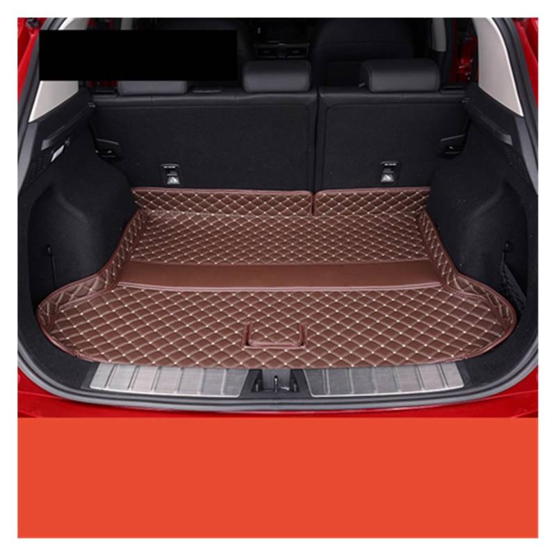 Kofferraumwanne Schutzmatte Auto-Styling Auto Fracht Hinten Boot Liner Stamm Fußmatten Für Geely Für Coolray 2019 2020 2021 Auto Kofferraummatten(A Coffee) von WYLWSHA