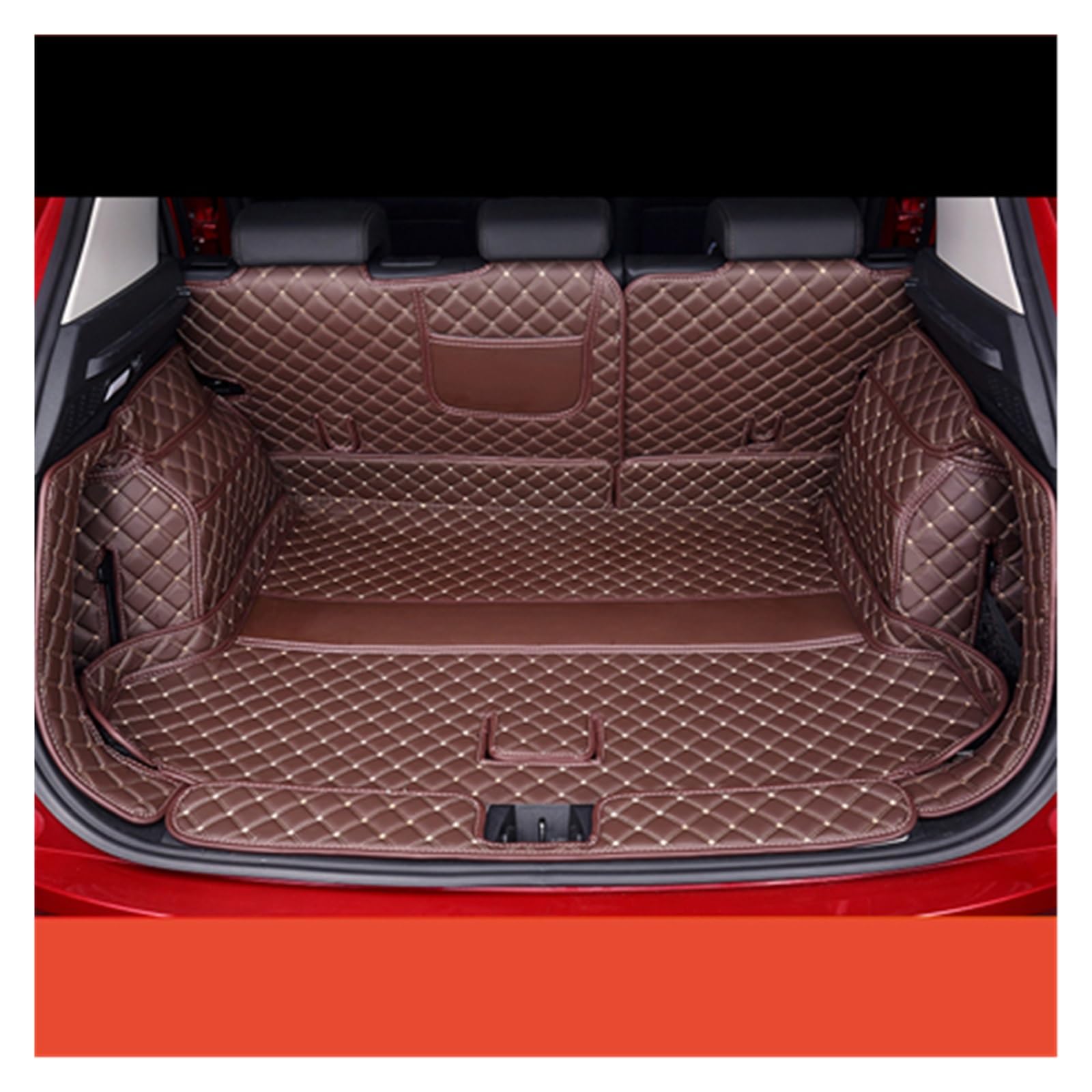 Kofferraumwanne Schutzmatte Auto-Styling Auto Fracht Hinten Boot Liner Stamm Fußmatten Für Geely Für Coolray 2019 2020 2021 Auto Kofferraummatten(Coffee) von WYLWSHA