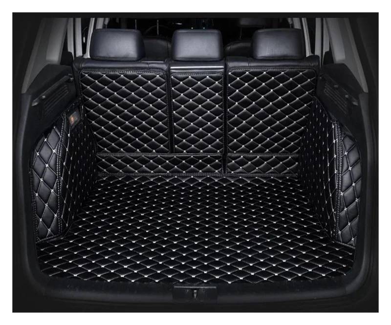 Kofferraumwanne Schutzmatte Kofferraummatte Für Benz Für GLE-Klasse Für 5-Sitzer Für W167 Für V167 350 450 580 2020 2021 2022 2023 2024 Auto Kofferraummatten(Black beige) von WYLWSHA