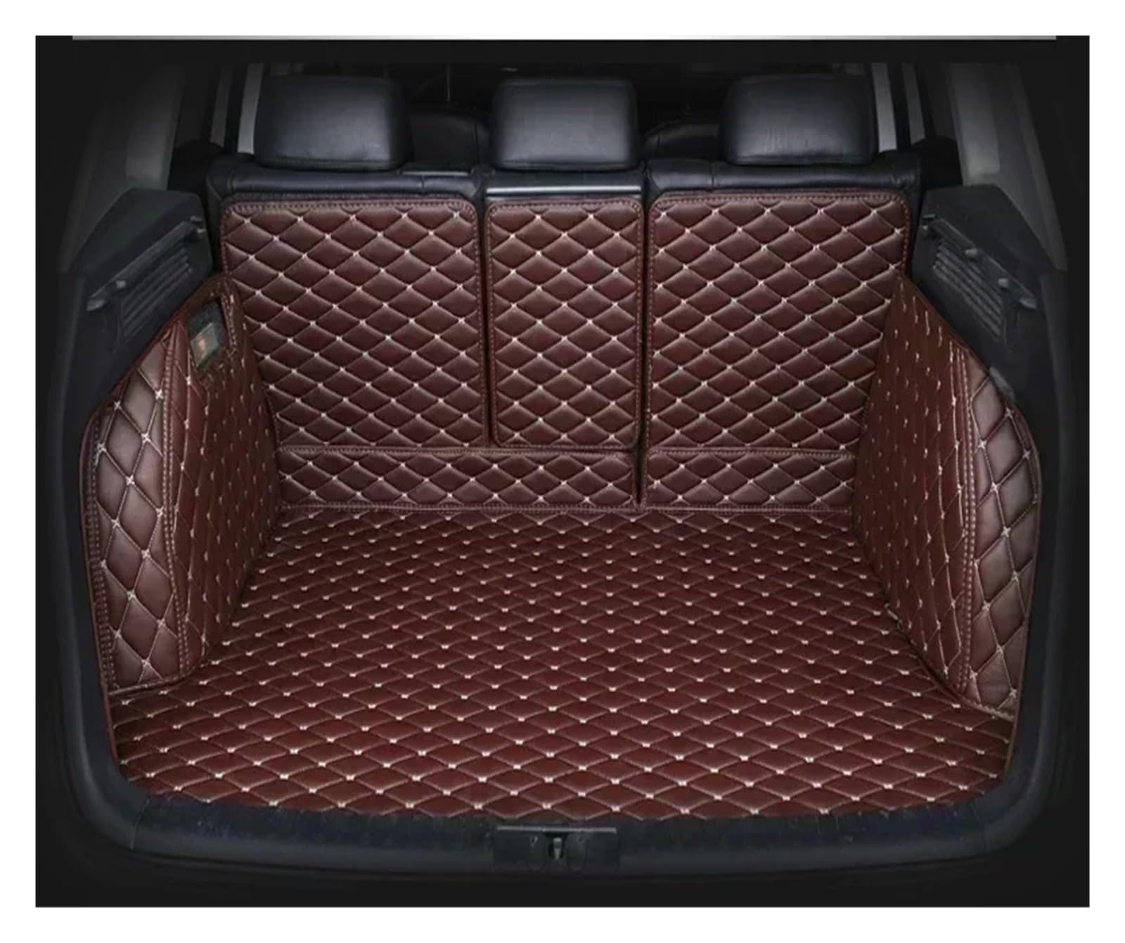 Kofferraumwanne Schutzmatte Kofferraummatte Für Benz Für GLE-Klasse Für 5-Sitzer Für W167 Für V167 350 450 580 2020 2021 2022 2023 2024 Auto Kofferraummatten(Coffee) von WYLWSHA