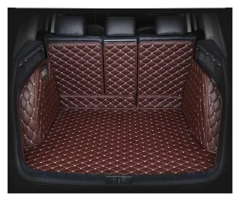 Kofferraumwanne Schutzmatte Kofferraummatte Für Benz Für GLE-Klasse Für 5-Sitzer Für W167 Für V167 350 450 580 2020 2021 2022 2023 2024 Auto Kofferraummatten(Coffee) von WYLWSHA