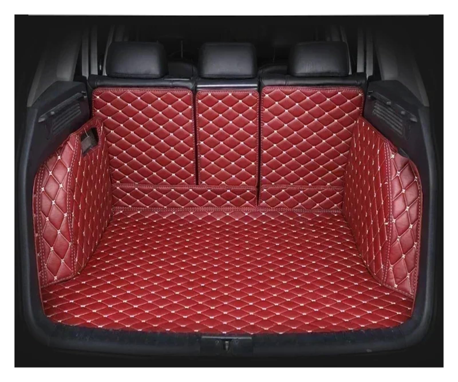 Kofferraumwanne Schutzmatte Kofferraummatte Für Benz Für GLE-Klasse Für 5-Sitzer Für W167 Für V167 350 450 580 2020 2021 2022 2023 2024 Auto Kofferraummatten(Wine red) von WYLWSHA