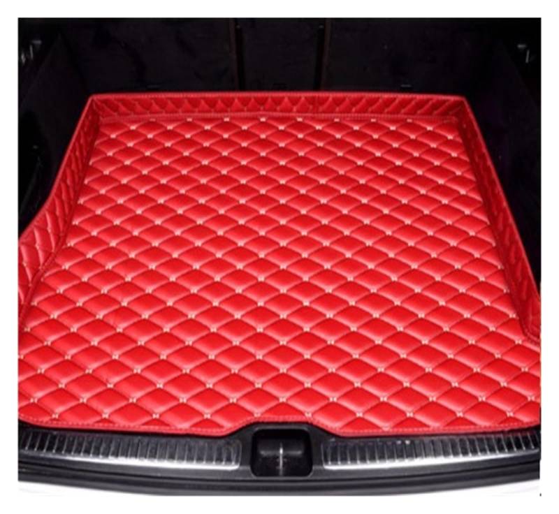 Kofferraumwanne Schutzmatte Kofferraumwanne Kofferraummatten Teppichpolster Für MG Für ZS Für GT Für HS Für RX5 Für MG5 Für MG6 Auto Kofferraummatten(Red) von WYLWSHA
