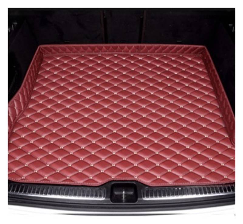 Kofferraumwanne Schutzmatte Kofferraumwanne Kofferraummatten Teppichpolster Für MG Für ZS Für GT Für HS Für RX5 Für MG5 Für MG6 Auto Kofferraummatten(Wine red) von WYLWSHA