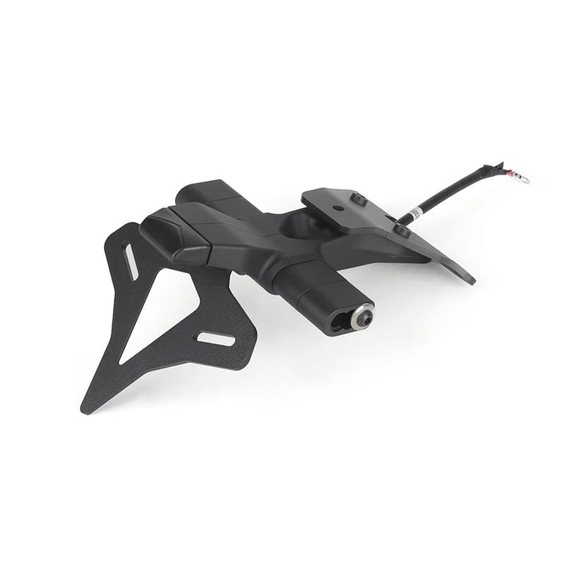 Motorrad Kennzeichenhalter Für Aprilia RSV4 2021-Motorrad Hinten Kurze Schwanz Lager Kennzeichen Halter Reitstock Rahmen Halterung von WYLWSHA