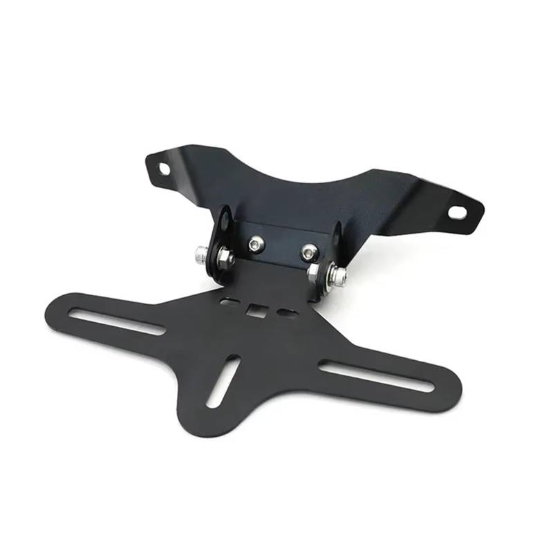 Motorrad Kennzeichenhalter Für CFMOTO Für CF800NK Für 800NK 2023 Motorrad Hinten Faltbare Kurze Schwanz Stock Kennzeichen Licht Reitstock Halter Halterung von WYLWSHA