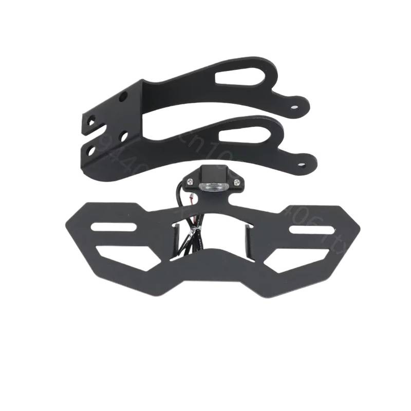 Motorrad Kennzeichenhalter Für Kawasaki Für ZX4R Modifizierter Short Tail Spoiler Kotflügel Kennzeichenhalter Blinker Short Tail Kennzeichenhalter von WYLWSHA